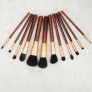 MIMO set of 12 make-up brushes, Brown