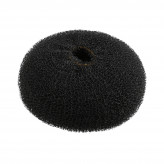 LUSSONI Hair Bun Ring, Black, Ø 110 mm