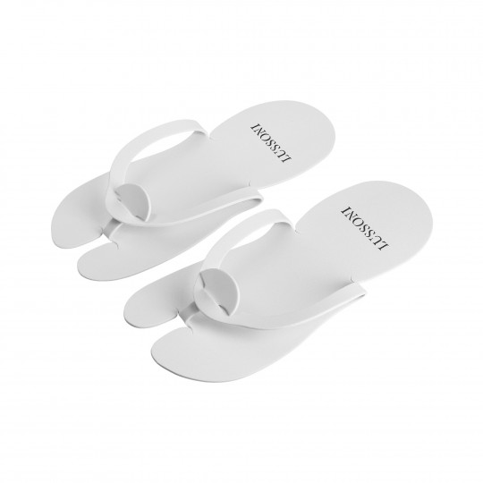 LUSSONI Disposable Pedicure Slippers - 10 pcs (5 pairs)
