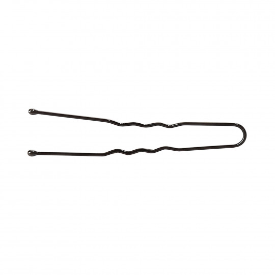 LUSSONI Wavy Hair Pins, 4,5 cm, Black, 300 pcs.