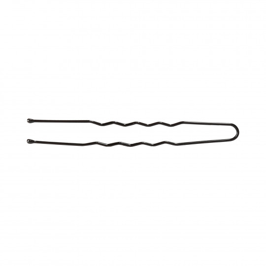 LUSSONI Wavy Hair Pins, 6,5 cm, Black, 300 pcs.