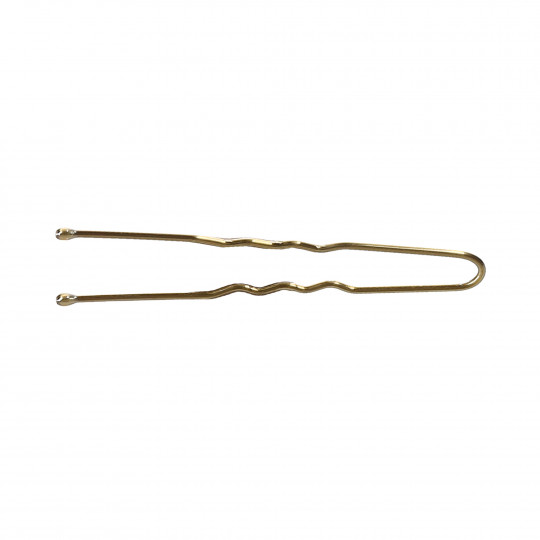 LUSSONI Wavy Hair Pins, 4,5 cm, Gold, 300 pcs.