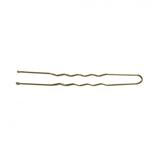 LUSSONI Wavy Hair Pins, 6,5 cm, 300 pcs, golden color