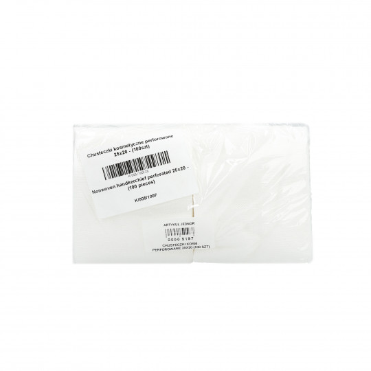 Eko - Higiena Cosmetic tissues perforated roll 25x20 cm (100 pieces) 