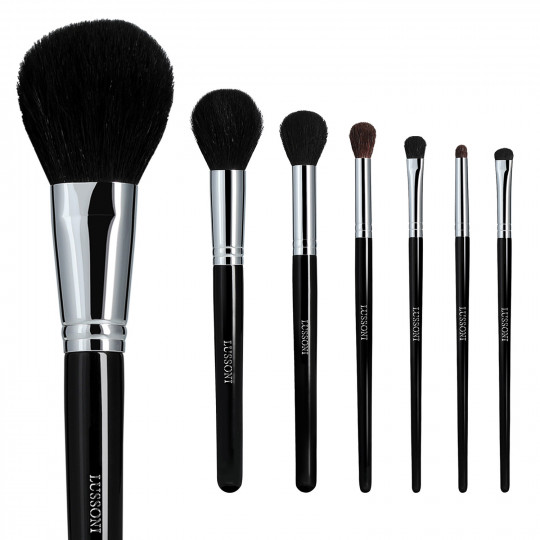 LUSSONI Natural Smoothness - 7 Pcs Professional Makeup Brush Set