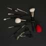 Kashōki Himawari 9 Pcs Makeup Brush Set With Eyelash Curler And Makeup Sponge