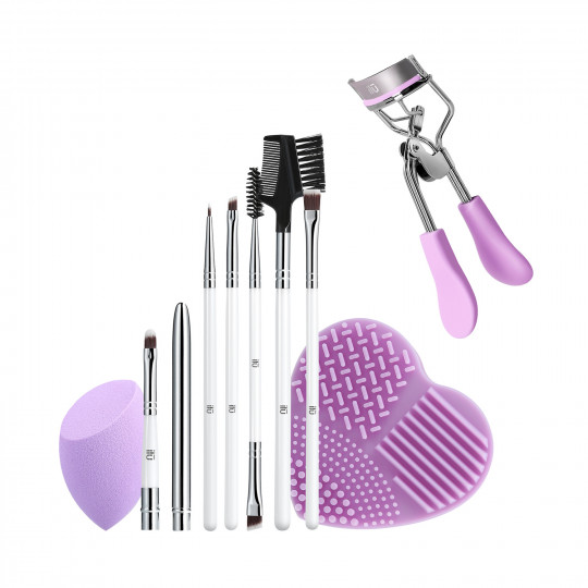 ilū Purple Pick-up Line - Makeup Brush Set