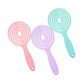ilū Lollipop Candy 3 Pieces Professional Round Detangling Pastel Hairbrush Set