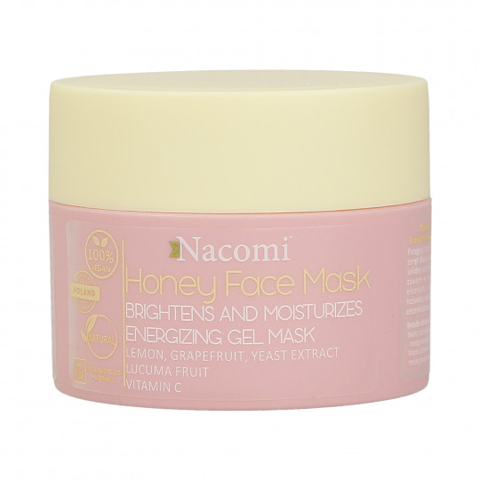 NACOMI Honey Face Mask Brightens and moisturises Energizing gel mask 50ml