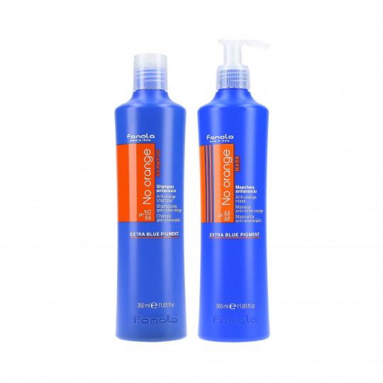 FANOLA NO ORANGE For brown hair Shampoo 350ml+ Mask 350ml Set