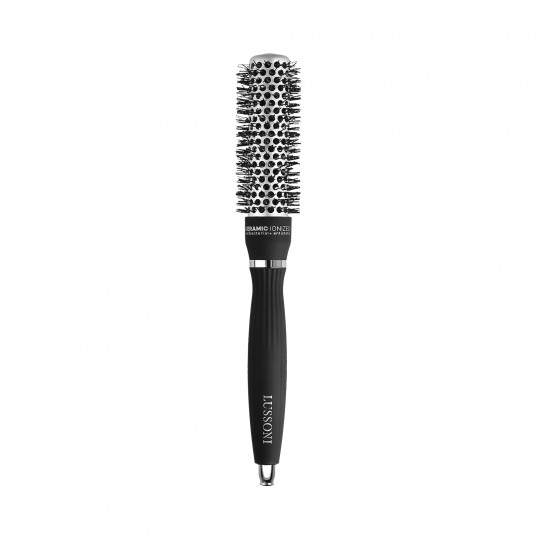 LUSSONI Hot Volume Styling Brush with Waved Bristles, Ø 25 mm