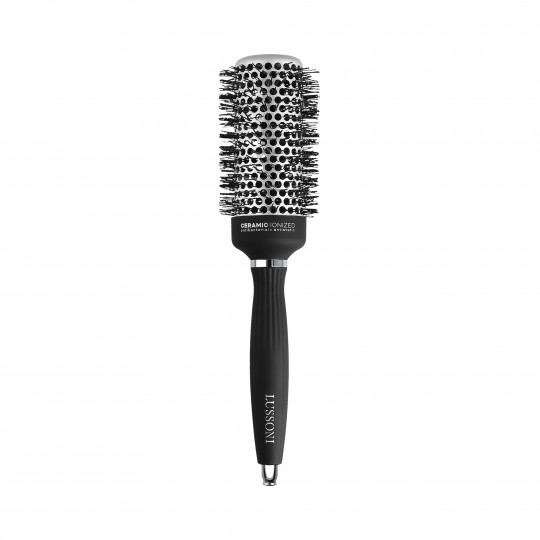 LUSSONI Hot Volume Styling Brush with Waved Bristles, Ø 43 mm
