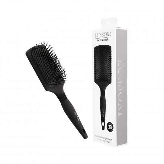 LUSSONI Care&Style Paddle Brush for All Hair Types