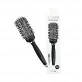 LUSSONI Hot Volume Styling Brush with Waved Bristles, Ø 43 mm