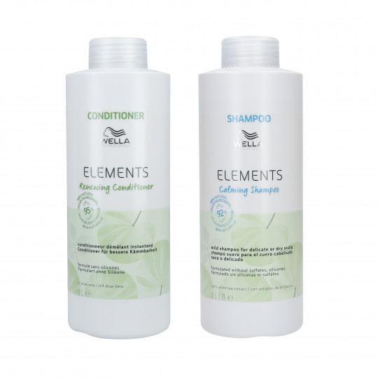 WELLA PROFESSIONALS ELEMENTS Set Shampoo 1000ml + Conditioner 1000ml