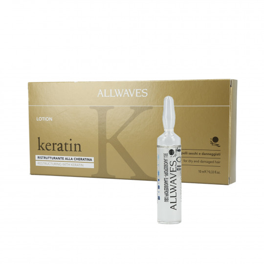 Allwaves Professionnelle Restructuring Hair Lotion with Keratin 12x10 ml 
