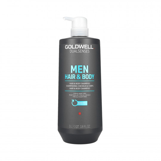 GOLDWELL Dualsenses Men Hair & Body shampoo for all hair types 1000ml 