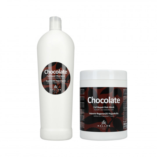 Kallos Chocolate Set Shampoo 1000 ml + Mask 1000 ml 