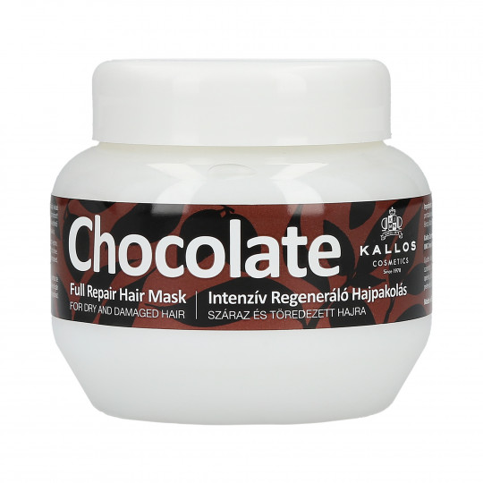 Kallos Chocolate Dry Damaged Hair Full Repair Hair Mask 275 ml 