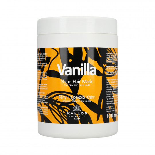 Kallos Vanilla Shine Hair Mask 1000 ml 
