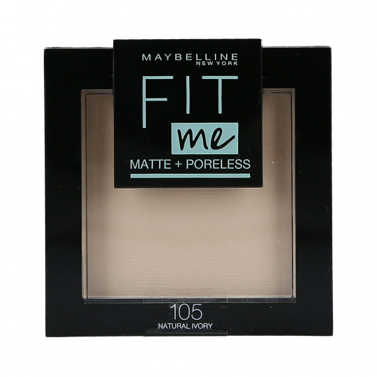 MAYBELLINE FIT ME Matte & Poreless Face powder 105 Natural Ivory 8,2g