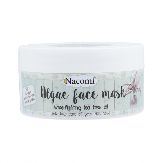 NACOMI Acne fighting tea tree oil algae face mask 42g 
