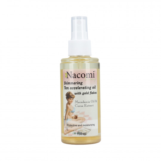 NACOMI Tan accelerating oil with golden shimmer 150ml 