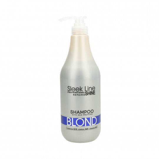 STAPIZ Sleek Line Blond Shampoo with silk 1000ml 