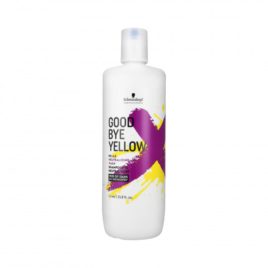 SCHWARZKOPF PROFESSIONAL GOODBYE YELLOW Neutralizing shampoo 1000ml 