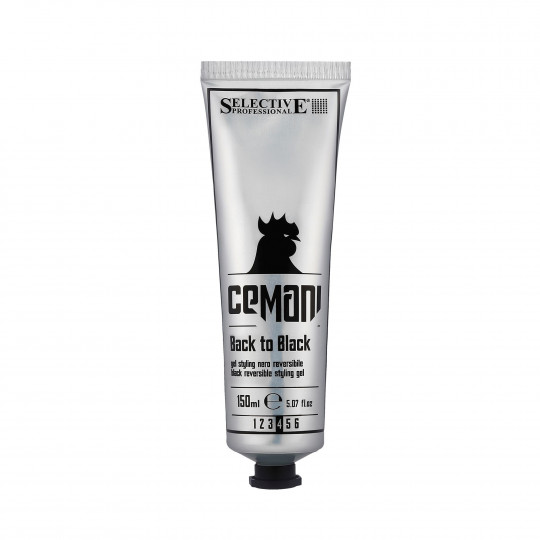 SELECTIVE CEMANI Back to Black reversible styling gel 150ml 