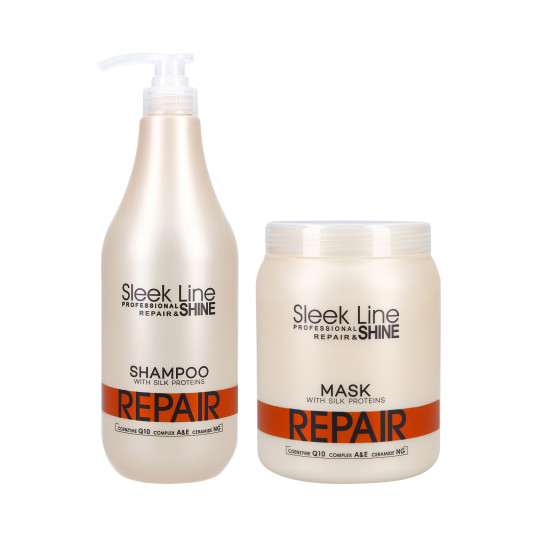 Stapiz Sleek Line Repair Set Shampoo 1000 ml + Mask 1000 ml 