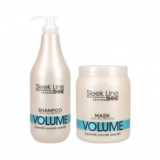 Stapiz Sleek Line Volume Set Shampoo 1000 ml + Mask 1000 ml 