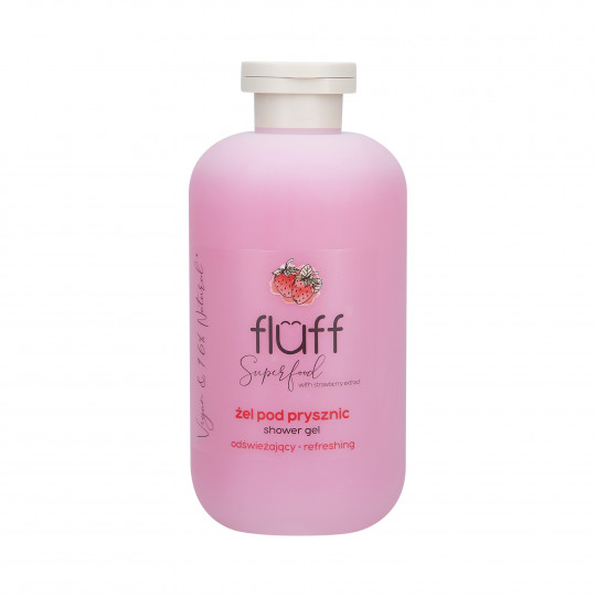 FLUFF REFRESHING Shower gel with the scent of strawberries 500 ml