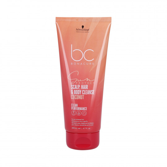 SCHWARZKOPF PROFESSIONAL BC SUN PROTECT 3in1 Hair and body shampoo 200ml