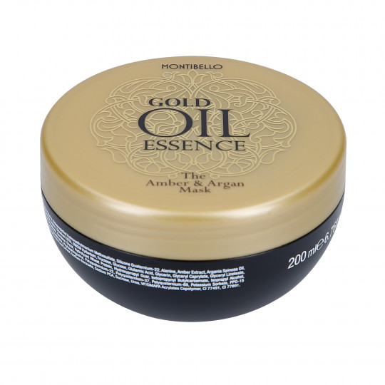 MONTIBELLO GOLD OIL ESSENCE AMBER & ARGAN Mask for dry and frizzy hair 200ml